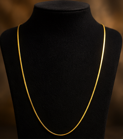 Minimalist Box Chain Necklace