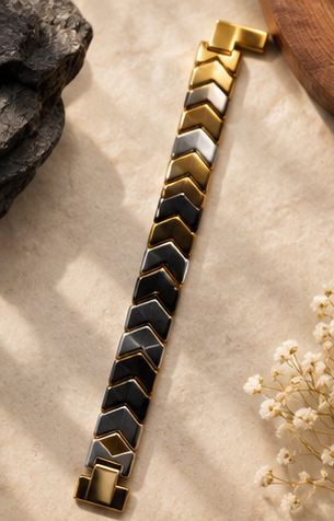 Chevron Arrow Link Bracelet